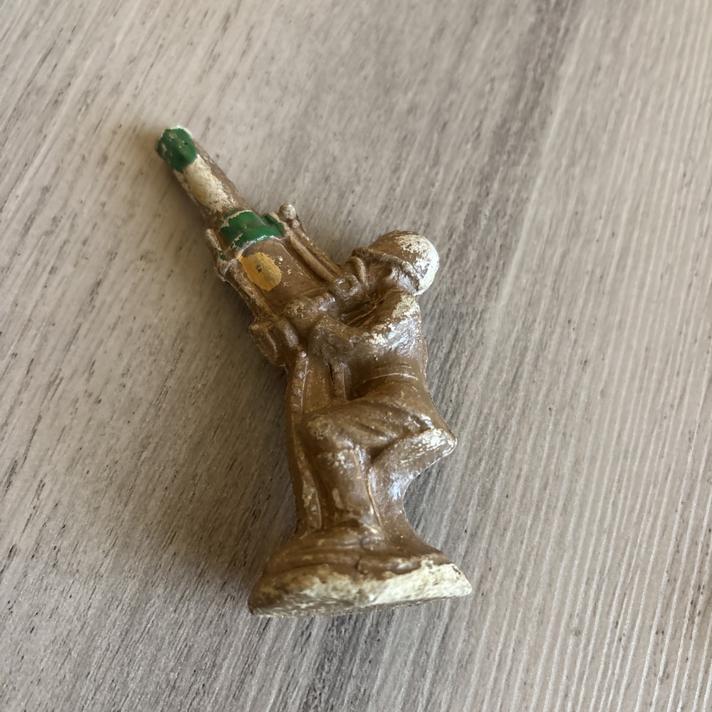 Vintage Composition Playwood WWII Toy‎ Anti Aircraft 1940's